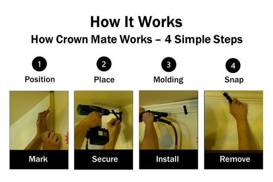How to Hang Crown Molding by Yourself (No Second Pair of Hands Required)