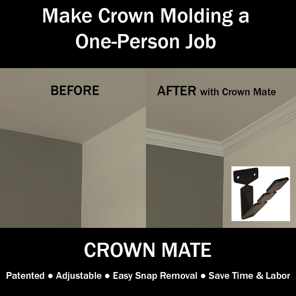 Crown Mate Hanger - One-Person Crown Molding Installation Tool (8-Pack)