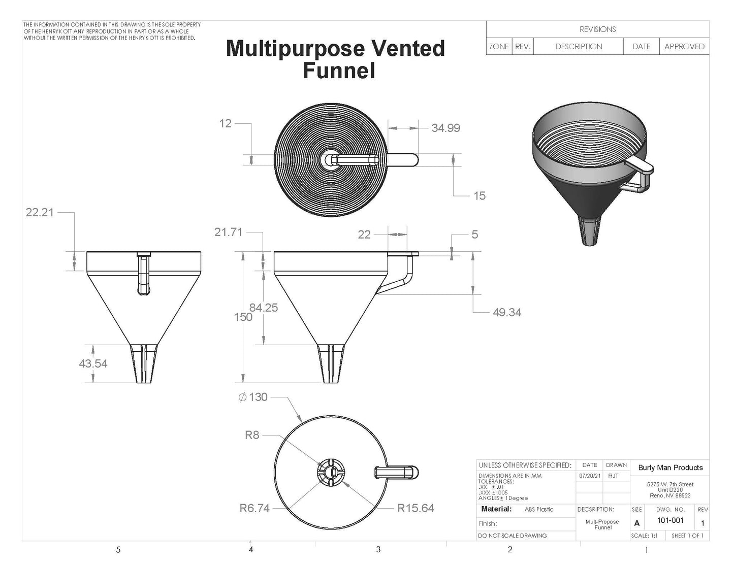Turbo Funnel — Multipurpose Vented Funnel (No Backup, No Spill)