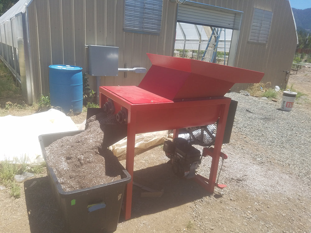 Bale Buster — Portable Gas or Electric Powered Bale Breaker & Mixer